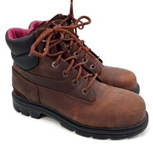 Wolverine Piper Waterproof Composite Toe 6” Work Boots Women’s Size 8